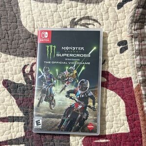 Nintendo Switch Monster Energy Supercross Game - Black and Green